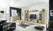 parete attrezzata tv da soggiorno cucina per salotto moderna mobili tv rovere + led T2302,143S
