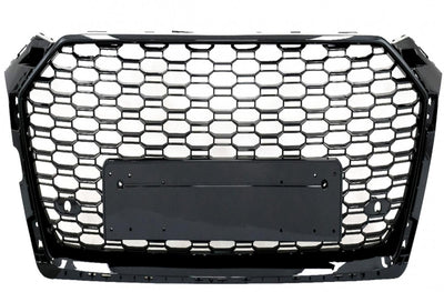 griglia anteriore senza badge adatta per audi a5 f5 (2017-2019) rs design piano black