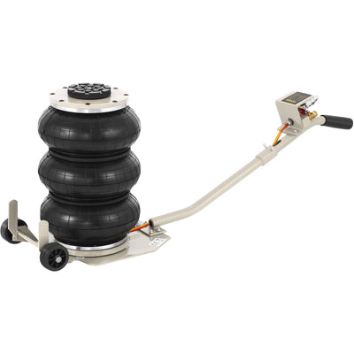 Martinetto Pneumatico VEVOR 3 Tonnellate Sollevamento 140-450mm Gonfiabile a 3 Cuscini d'Aria per Auto SUV Pickup Officina Garage