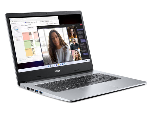 Computer Portatile Acer Aspire 1 A114-33, Intel Celeron N4500, 4GB RAM, 64GB eMMC, Display 14 HD, Windows 11 Home, Argento