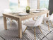 tavolo da pranzo cucina allungabile in legno moderno soggiorno 6 posti marrone chiaro T772253,132D33