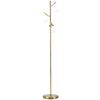 Lampada da Terra Moderna Oro e Metallo con 3 Punti Luce E27, Design Sferico in Vetro, Altezza 169cm - DecHome