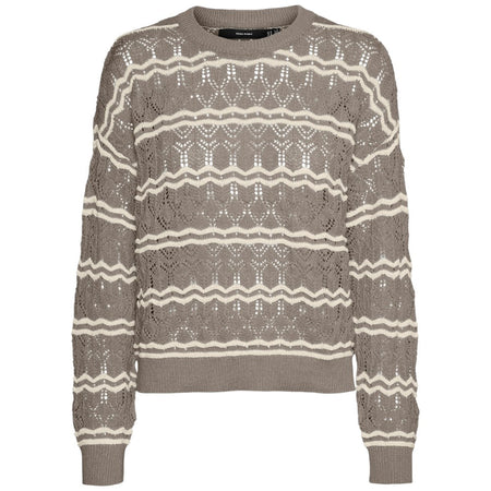 Vero Moda pullover tortora Bella 10321528 Maglieria Vero Moda
