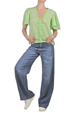 SUOLI Suoli - Blusa - 431649 - Verde mela da donna