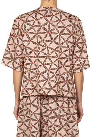 OTTOD'AME Ottod'ame - Blusa - 450356 - Rosa/Marrone da donna