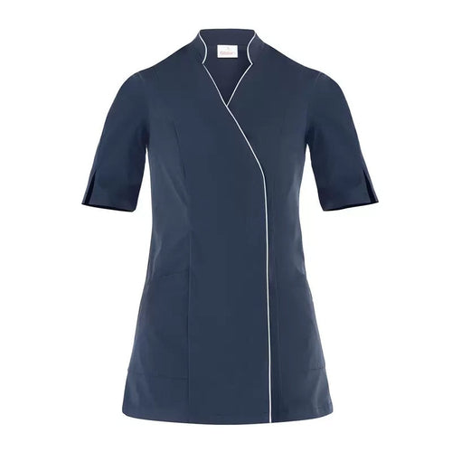 Casacca Venere Blu Casacca Donna Manica Corta No Stiro Estetica Acconciature