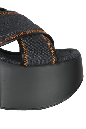 VIC MATIE Vic Matie - Sandali - 450421 - Denim scuro da donna