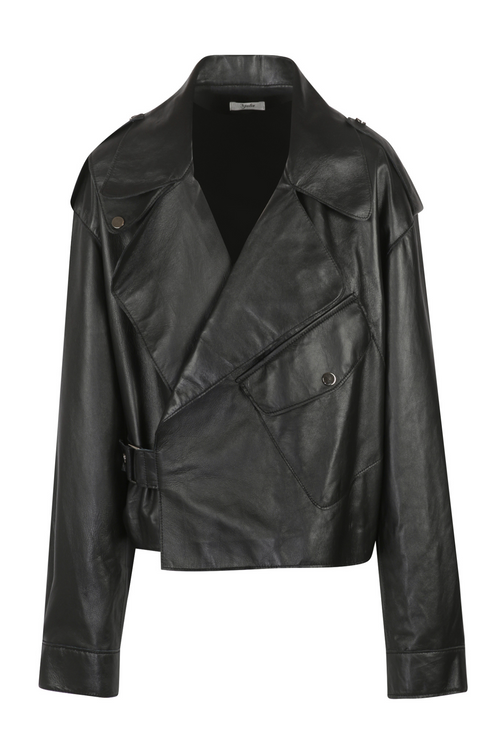 3JOLIE 3jolie - Giubbotto in pelle - 451427 - Nero da donna