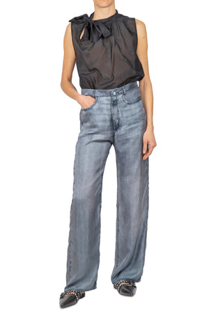 SOLOTRE Solotre - Top - 450759 - Nero da donna