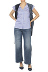ALESSIA SANTI Alessia Santi - Camicia - 450171 - Bianco/Blu da donna