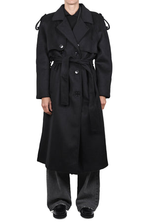 LA FEMME BLANCHE La Femme Blanche - Trench - 461448 - Nero da donna