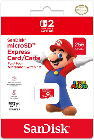 Sandisk Microsdxc Express Card 256Gb Nintendo Switch 2