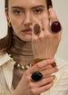 ANELLO BEAN ELASTICO TONDO RESINA
