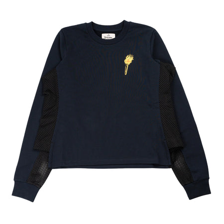Vivienne Westwood Iris Sweatshirt in Blue Navy da donna