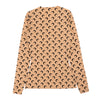 MARINE SERRE Recycled Moon Jersey Crewneck in Tan da donna