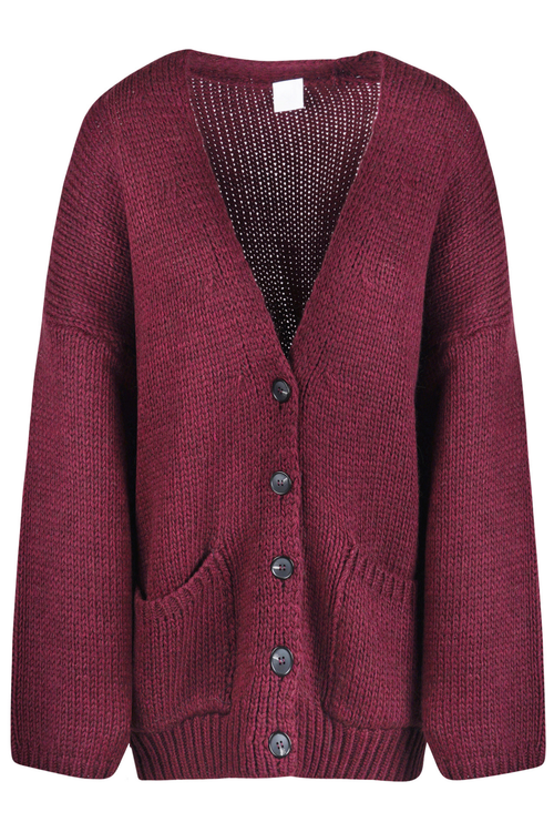 LA FEMME BLANCHE La Femme Blanche - Cardigan - 461455 - Prugna da donna