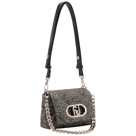 Liu Jo borsa piccola LaPuffy nera con paillettes AF5269T9112-22222