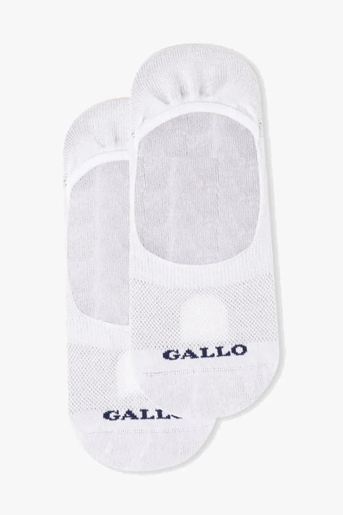 Calze solette uomo Gallo - tinta unita - bianco