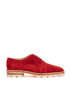 Christian Louboutin Mocassino Stringato Inglese in Suede da donna