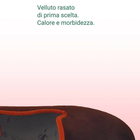 Dorea magiche ballerine donna scarpe in vellutino rasato eleganti friulane per ricevimenti, vera produzione artigianale spagnola