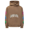 BARROW felpe senza cappuccio unisex barrow - hoodie - marrone da uomo