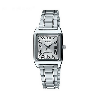 Orologio Casio donna LTP-V007D-7B, in acciaio inossidabile, numeri romani color argento, movimento al quarzo