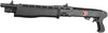 Fucile Giocattolo Canna Mozza con Laser e Luci, Modello M4/MP5, Colore Nero, per Bambini e Cosplay