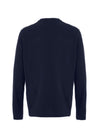 JIL SANDER T-Shirt Blu Maniche Lunghe con Logo Ricamo Jil Sander da uomo