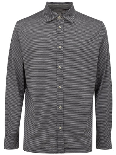 CANALI Camicia Canali grigio manica lunga da uomo