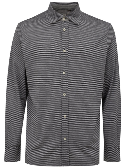 CANALI Camicia Canali grigio manica lunga da uomo