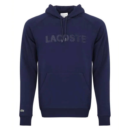 Lacoste Felpa Uomo Con Cappuccio E Tasca Frontale Felpa 100% Cotone Con Logo Coccodrillo Ricamato Polsini E Brodo A Coste Tinta Unita