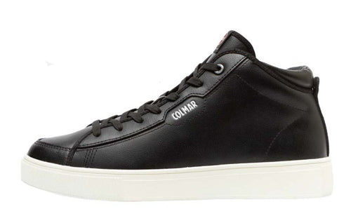 COLMAR Sneakers Uomo art. BATES MID PREMIUM 225 in pelle Black