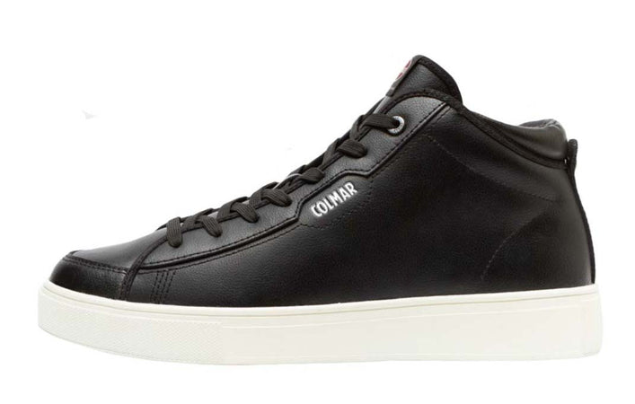 COLMAR Sneakers Uomo art. BATES MID PREMIUM 225 in pelle Black