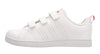 ADIDAS Tennis Bambina art. VS ADV CL CMF C (BB9978) in ecopelle White Pink