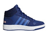 ADIDAS Basketball Ragazzo art. HOOPS MID 2.0 K (B75748) in ecopelle Blue