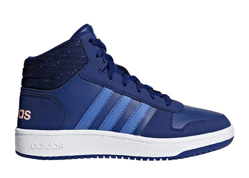 ADIDAS Basketball Ragazzo art. HOOPS MID 2.0 K (B75748) in ecopelle Blue