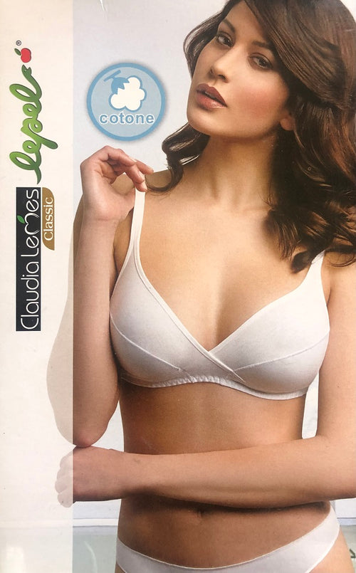 REGGISENO DONNA LEPEL ART ELETTRA IN COTONE CON INCROCIO