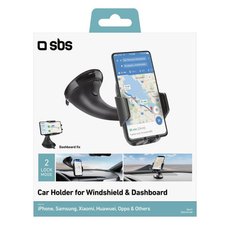 Sbs Freeway Supporto Auto Telefono con Ventosa Universale
