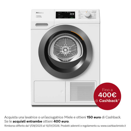 Miele TED655 WP EcoSpeed Asciugatrice Libera Installazione 9kg A+++ Bianco