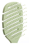 Spazzola Piatta Muitomas Hairbrushlgn Verde per Capelli