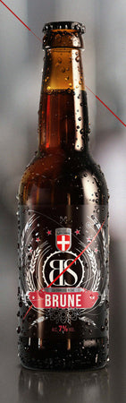 1 Birra Brune (dark) Artigianale Bio di Marca Brasseur Savoyard Alc 7% 333ml Origine: Haute