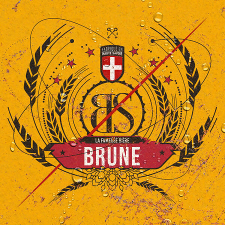 1 Birra Brune (dark) Artigianale Bio di Marca Brasseur Savoyard Alc 7% 333ml Origine: Haute