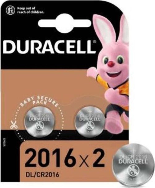 (1-Confezione)-Duracelllithium-Batterie-2pz-Bottone-Dl/cr2016