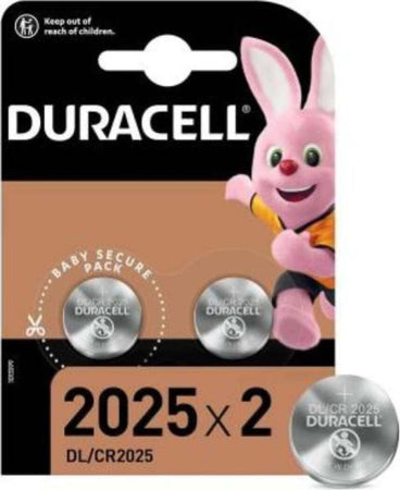 (1-Confezione)-Duracelllithium-Batterie-2pz-Bottone-Dl/cr2025