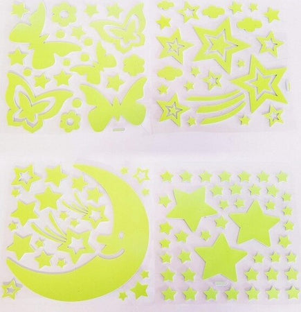 1 Foglio Stickers 16 Adesivi Luminosi Decorazione Da Parete Cameretta Soffitto Casa e cucina/Decorazioni per interni/Accessori decorativi/Sticker decorativi/Adesivi e murali da parete/Adesivi da parete Trade Shop italia - Napoli, Commerciovirtuoso.it