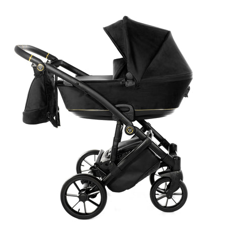 Junama Space Velur 2 in 1 Nero Telaio Nero