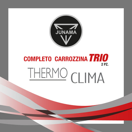 Completo Materassino Carrozzina Trio Junama Thermo Clima 2 Pz