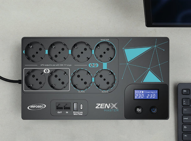 Gruppo di Continuità UPS 1000VA Line Interactive con AVR