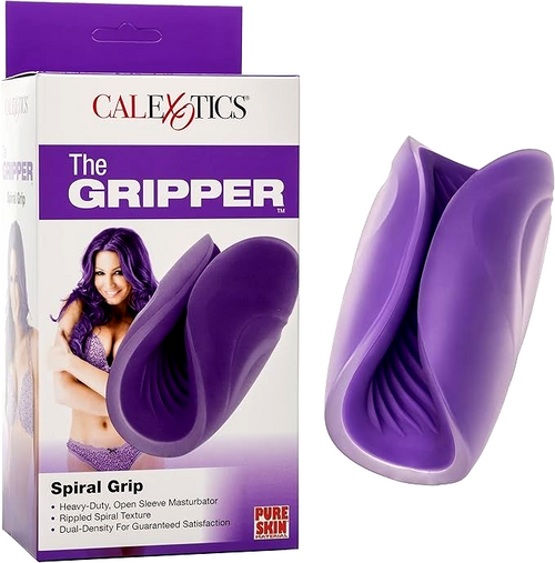 CalExotics The Gripper masturbatore maschile Pure Skin costolature a spirale