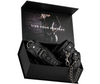 Premium set collare + manette per caviglie catena 80 cm per bondage fetish BDSM